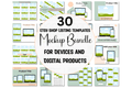 30 Mockups for Etsy Digital Listings