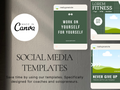 60 Fitness Social Media Canva Templates