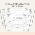 Social Media Marketing Planner Canva